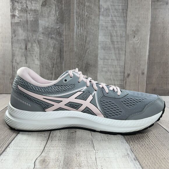 Asics Gel Contend 7 Women's Running Shoes Sneaker Gray Pink Size 11 1012A911 - Picture 5 of 16